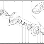 Болт M10-1,25-40 кронштейна крепления заднего тормоза Лада Веста (дисковых тормозов)