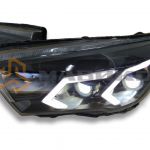Передние тюнинг фары AMG 4 Bi-LED линзы Лада Веста